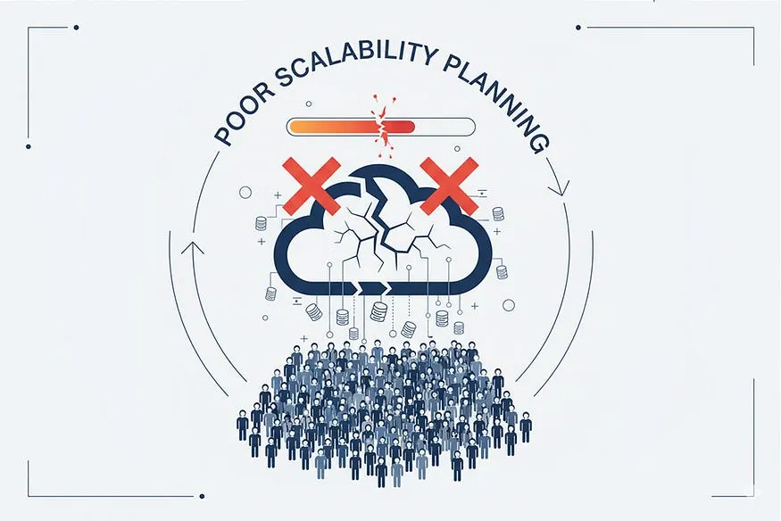 Poor Scalability Planning in Initial Builds: How to Scale SaaS Applications from Day One
